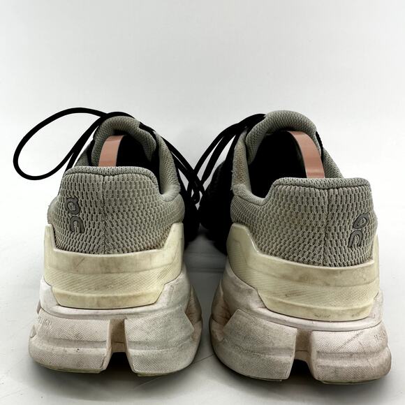 ON Cloudflyer 4 Road Running Shoes CloudTec Athletic Lace Up Black White 8 - Picture 4 of 7